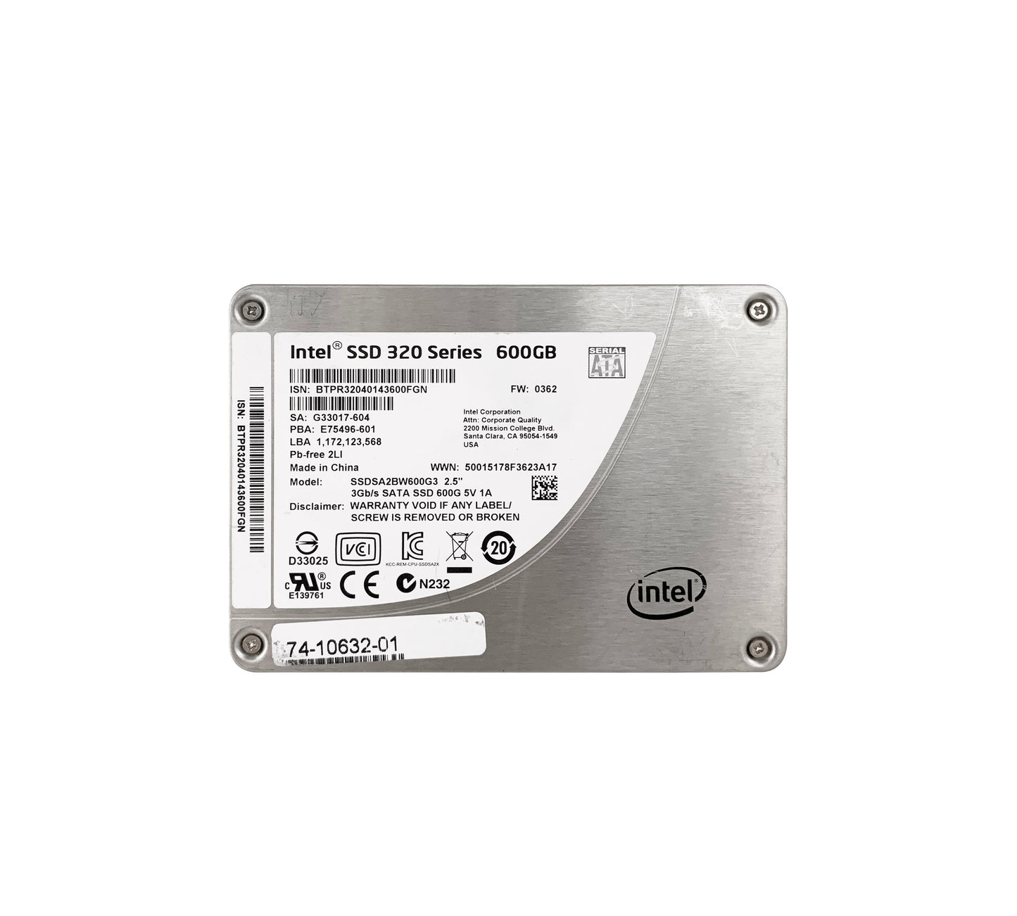 Macbook Pro Unibody 13" 15" 600GB 2.5 inch SSD